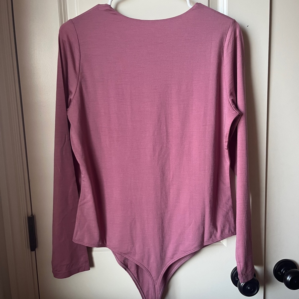 Woolx Pink Long Sleeve bodysuit (Sophia) - Picture 3 of 3